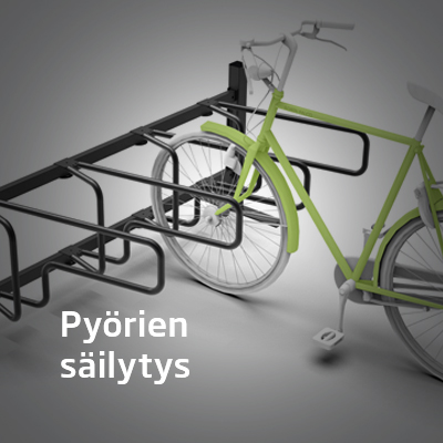 Malkit pyörätelineet ja pyöräkatokset