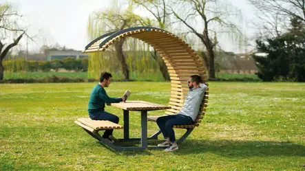 Aurinkosuoja ja pöytäryhmä Cison Contea C - Ulkokalusteet - 73260 - 1