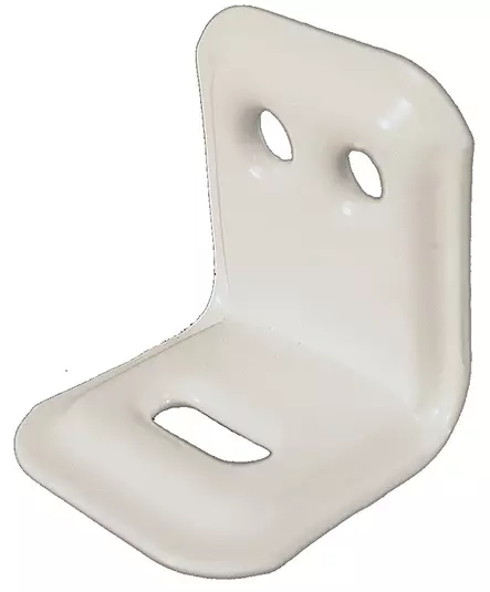 Kalustekulma 30 x 30 x 26 mm valkoinen 4 kpl - Kiintokalusteiden tarvikkeet - 680 - 1