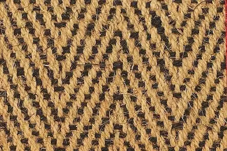 Käytävämatto kookos 150 cm kaksipuoleinen väri natur / musta 11012 - Tekstiilimatot, Käytävämatot - 60200 - 1