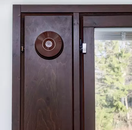 Korvausilmaventtiili puiseen tuuletusluukkuun VTR-100R ruskea - Ilmanvaihtotarvikkeet - 62620 - 2