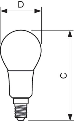 LED-lamppu Philips Classic LEDLuster P45 D 5-40W/827 CL E14 - Vakio led-lamput - 65310 - 2