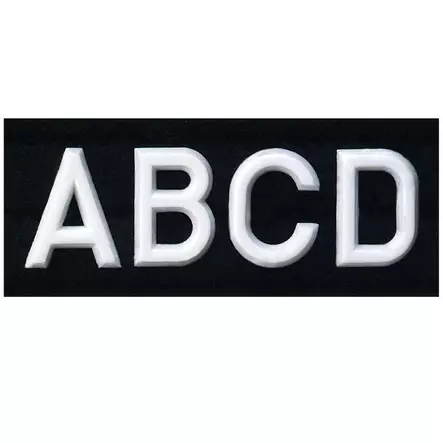 Muovikirjain / -numero 19mm - Nimitaulut, Ilmoitustaulut - 59650 - 1