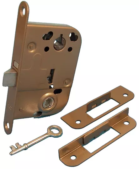 Väliovenlukko 2014 avaimella teräs - Ovitarvikkeet, lukot, ovikellot - 610 - 1