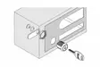 Kalustelukko max. 10 mm materiaalille - Ovitarvikkeet, lukot, ovikellot - 76150 - 1