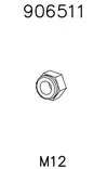 Mutteri M12 906511 Lappset varaosa - Leikkivälineiden varaosat - 61030 - 1