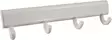 Pyyhenaulakko 4 koukkua alumiini valkoinen - Sauna, Pukuhuone, Pesutupa - 660 - 1