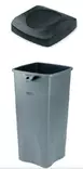 Roska-astia Rubbermaid Untouchable 87 L harmaa - Roskakorit, poljinastiat - 61020 - 2