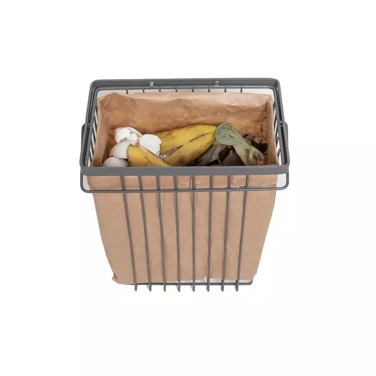 Biojätekori LM 538 antrasiitti LM530 sankoon - Astiakaapin tarvikkeet, Jätevaunut - 76090 - 1