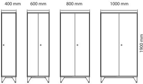 Arkisto- / varastokaappi TK 1900 mm korkea, 545 mm syvä - Varasto- ja arkistokaapit, laatikot - 62680 - 1