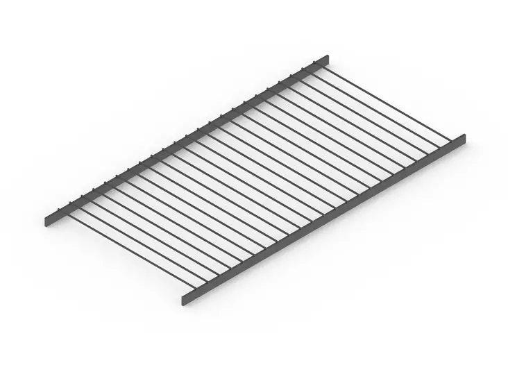 Astiakaapin tasoritilä 40 cm / 362 x 227 mm LM 810 antrasiitti - Astiakaapin tarvikkeet, Jätevaunut - 55400 - 1