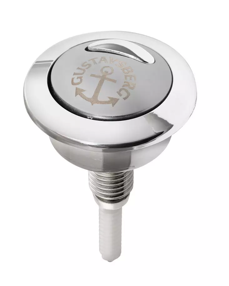 Huuhtelupainike Duo kromi GB19299S3951 Gustavsberg - Gustavsberg varaosat ja työkalut - 73560 - 1