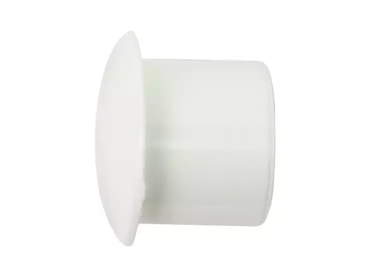 Karmitulppa 10 mm muovi valkoinen 20 kpl - Ovitarvikkeet, lukot, ovikellot - 73600 - 1