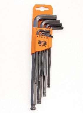 Kuusiokolosarja 1.5-10 mm Bahco BE-9770 - Ruuvivääntimet, Irtokärjet - 1830 - 1