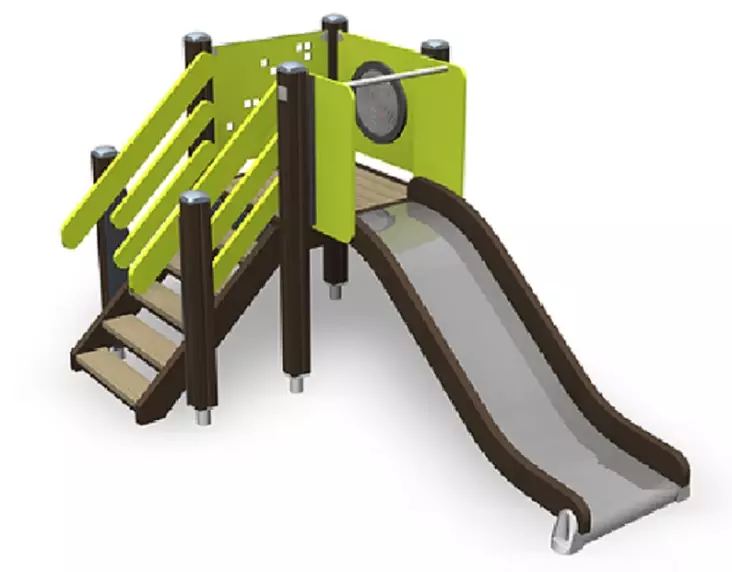 Liukumäki 137015M-A3 Lime Green Lappset - Liukumäet - 55010 - 1