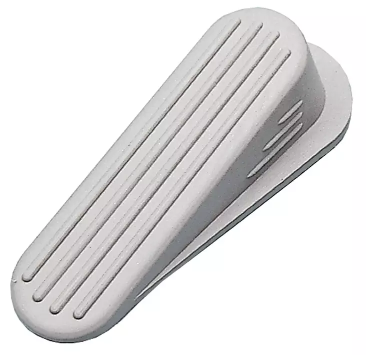 Ovenpysäytin kiila 35 mm kumi harmaa - Ovitarvikkeet, lukot, ovikellot - 640 - 1