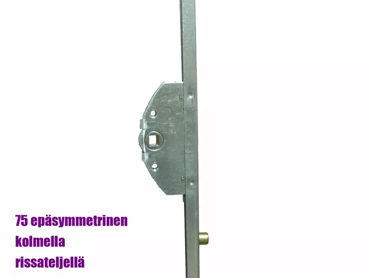 Parvekeoven pitkäsulkija rissateljillä 1800 mm epäsymmetrinen - Ovitarvikkeet, lukot, ovikellot - 74730 - 1