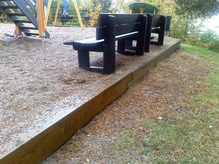 Reunuspalkki PP0111 145 x 145 x 5000 mm - Leikkivälineet - 4110 - 1