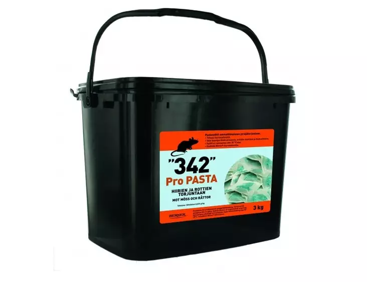 Rotanmyrkky 342 Pro Pasta 3 kg ammattikäyttöön - Torjunta-aineet, Kasvinsuojeluaineet - 62840 - 1