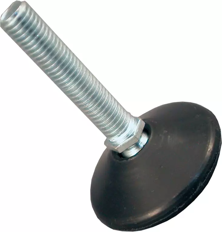 Säätöjalka M10 x 50 mm musta 2 kpl - Kiintokalusteiden tarvikkeet - 700 - 1