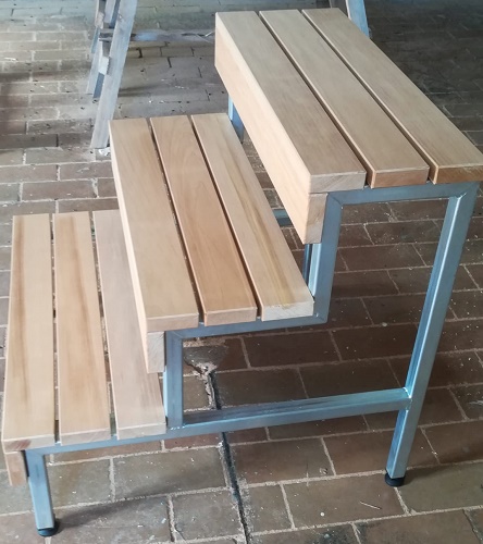 Saunan porrasaskelma mittojen mukaan lämpökäsitelty haapa - Sauna, Pukuhuone, Pesutupa - 63490 - 1