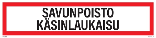 Savunpoisto käsinlaukaisu opaste - Paloalan kilvet - 65970 - 1