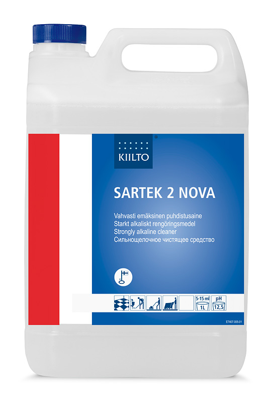 Tehopuhdistusaine Kiilto Sartek 2 Nova 5 L - Tehopuhdistusaineet - 5250 - 1