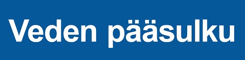 Veden pääsulku opaste - Paloalan kilvet - 66070 - 1