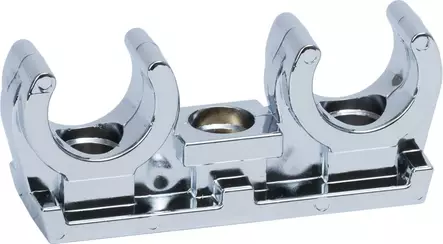 Putkenpidin 2 x 12 mm 2 kpl /pss kromi - Putkenkannakkeet, Putkiyhteet - 76001 - 1