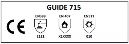 Aluskäsine Guide 715 Thermastat lämmönsuojakäsine - Työkäsineet - 58971 - 2