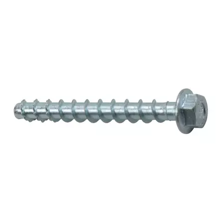 Betoniruuvi 10 x 60 mm laipalla kuusiokanta zn 25 kpl / pkt - Ruuvit, Tulpat - 75971 - 1