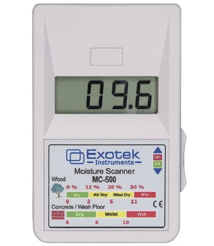 Kosteusmittari Exotek MC-501puu- ja rakennusmateriaaleille - Lämpö-, kosteus- ja etäisyysmittarit - 1001 - 1
