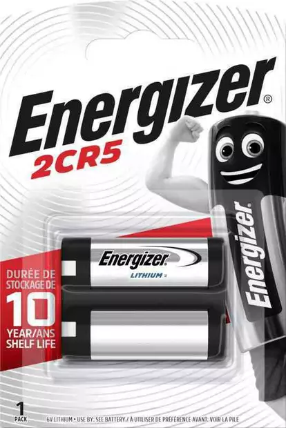 Paristo Energizer 2CR5 6 V Lithium Photoparisto - Paristot - 71701 - 1