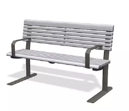 Penkki Park Place Seniori 060130M harmaa Lappset - Penkit - 59001 - 1