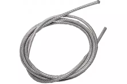 Vaijeri 4 / 6 mm muovipäällystetty 110 m kela - Vaijerit kettingit, rautalangat, narut - 73511 - 1