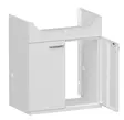 Allaskaappi SC 550 Polaria valkoinen teräs - Peilikaapit, allaskaapit ja tarvikkeet - 67351 - 3