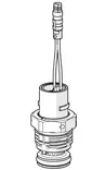 Magneettiventtiili Oras 601697V täydellinen - Oras varaosat - 73231 - 1