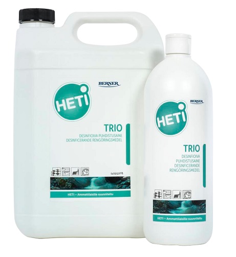 Desinfioiva puhdistusaine Heti Trio - Yleispesuaineet, Desinfioivat aineet - 63691 - 1