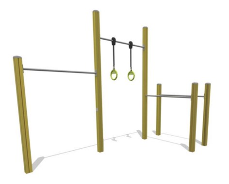 Dip'n Fly Kuntoilupiste Clover Lappset - Liikuntavälineet, Palloilu - 71961 - 1