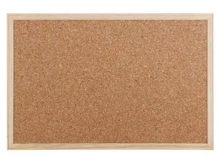 Ilmoitustaulu korkki 900 x 600 mm puukehys - Nimitaulut, Ilmoitustaulut - 73301 - 1