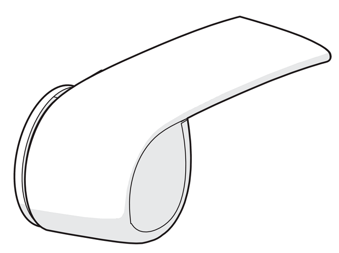 Käyttöventtiili kahva lv 199078V - Oras varaosat - 551 - 1