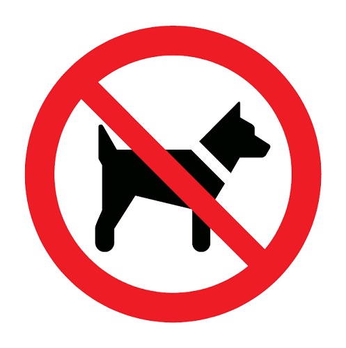 Koirat kielletty opaste - Kieltokilvet - 65441 - 1