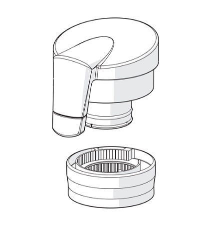 Lämmönsäätökahva Oras 601273V - Oras varaosat - 67691 - 1