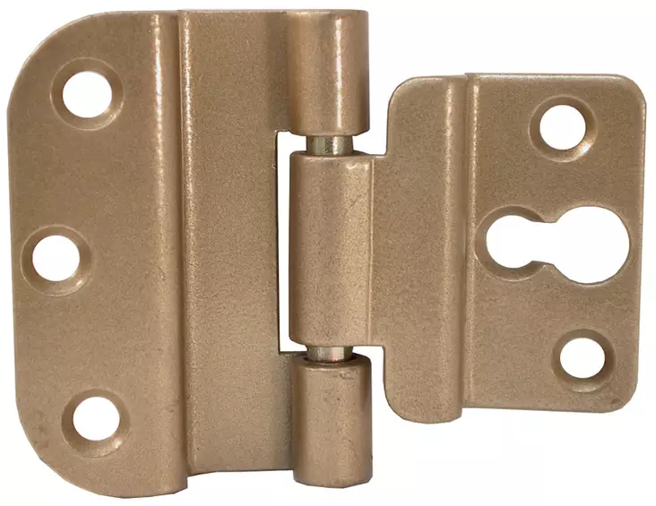 Lehtisarana 602 taivutettu 70 x 50 mm ruskea 2 kpl - Ovitarvikkeet, lukot, ovikellot - 691 - 1