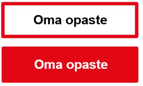 Paloalan opaste omalla tekstillä - Paloalan kilvet - 68881 - 1