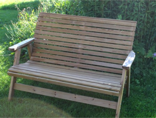 Penkki Tapio selkä- ja käsinojilla - Penkit - 69501 - 1