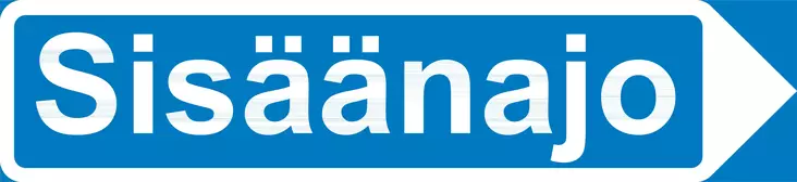 Sisäänajo kerrosalumiiini 1350 x 310 mm - Kiinteistökilvet - 70051 - 1