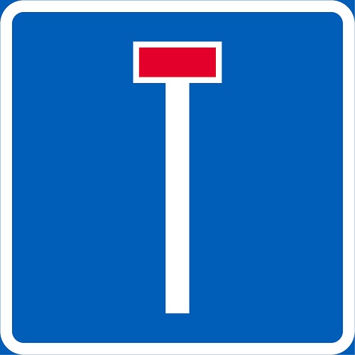 Umpitie F24.1 liikennemerkkialumiini R1 600 x 600 mm - Määräys-, sääntö- ja opastusmerkit - 68071 - 1