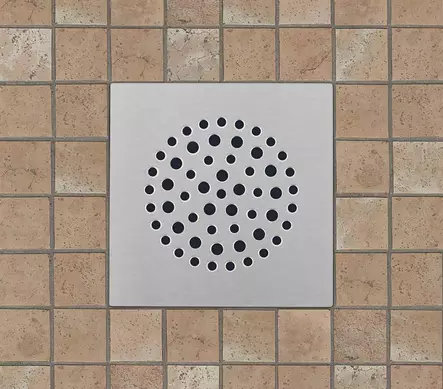 Lattiakaivon kansi neliö 190 x 190 mm PP 813 RST - Viemäröintitarvikkeet - 73072 - 2