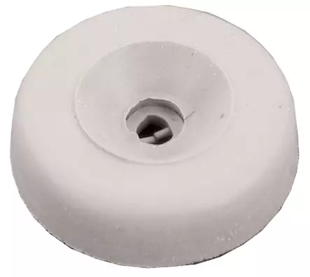 Ovenpysäytin Ø 22 mm kumi valkoinen - Ovitarvikkeet, lukot, ovikellot - 642 - 1